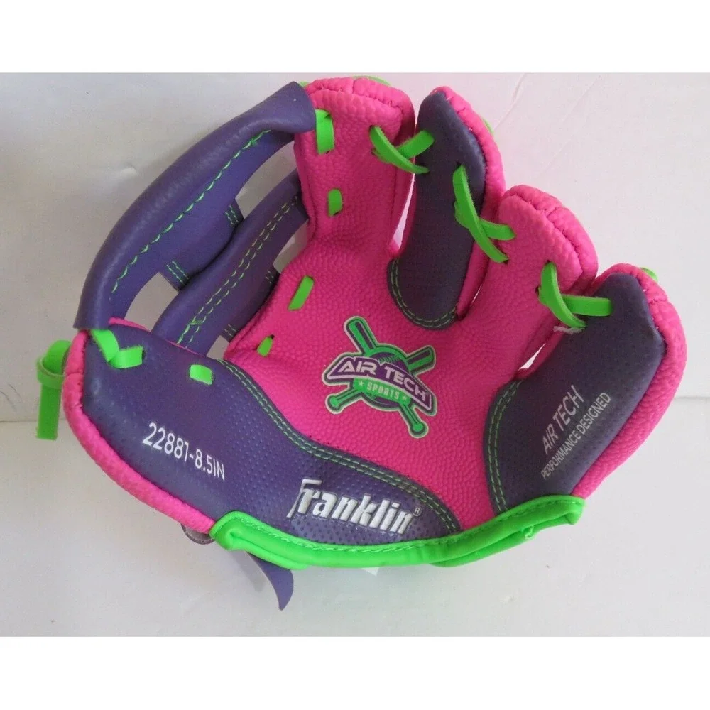 Franklin Air Tech Tee Ball Glove Girls RHT Youth Size 8.5